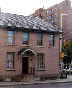 A 19th-century brick house on Cumberland Street in Lowertown