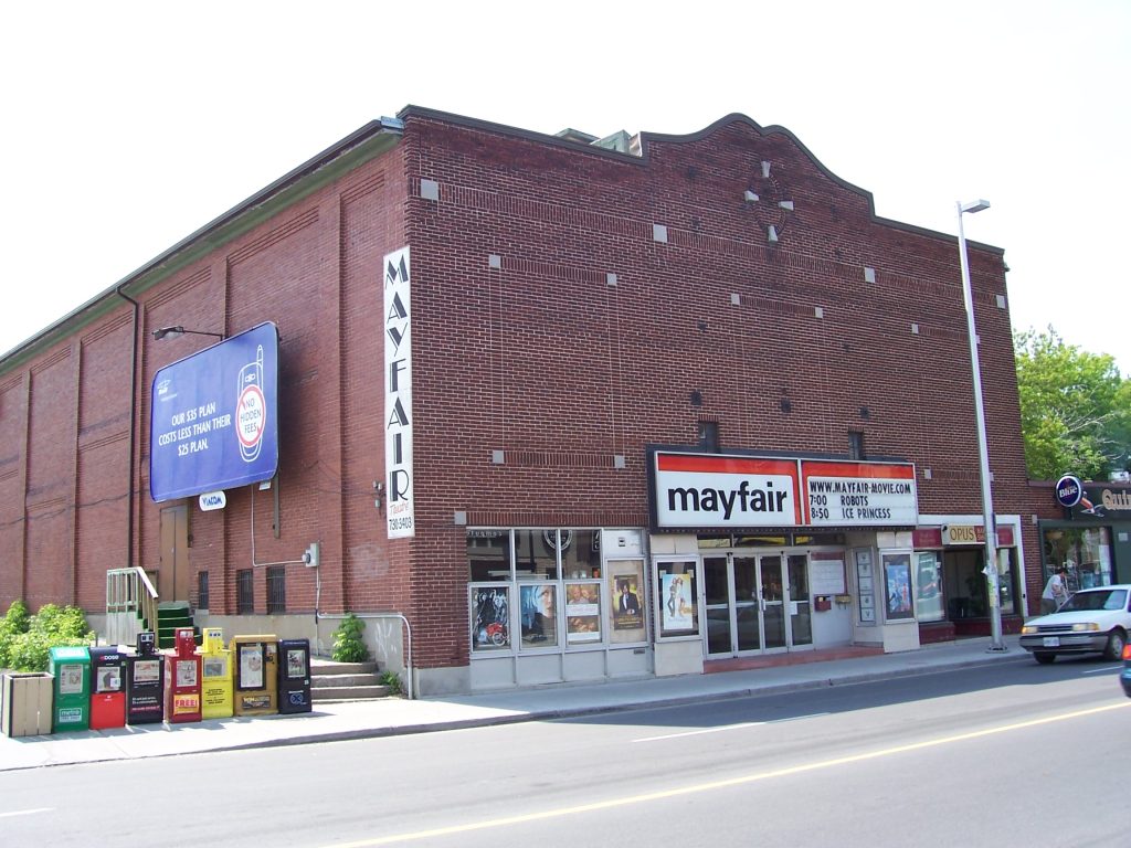 The Mayfair Theatre on Bank Street in Old Ottawa South